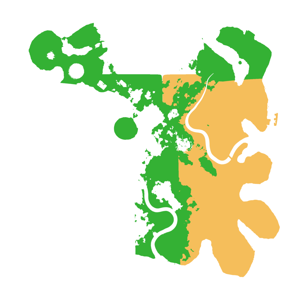 Biome Rust Map: Procedural Map, Size: 3500, Seed: 489159376