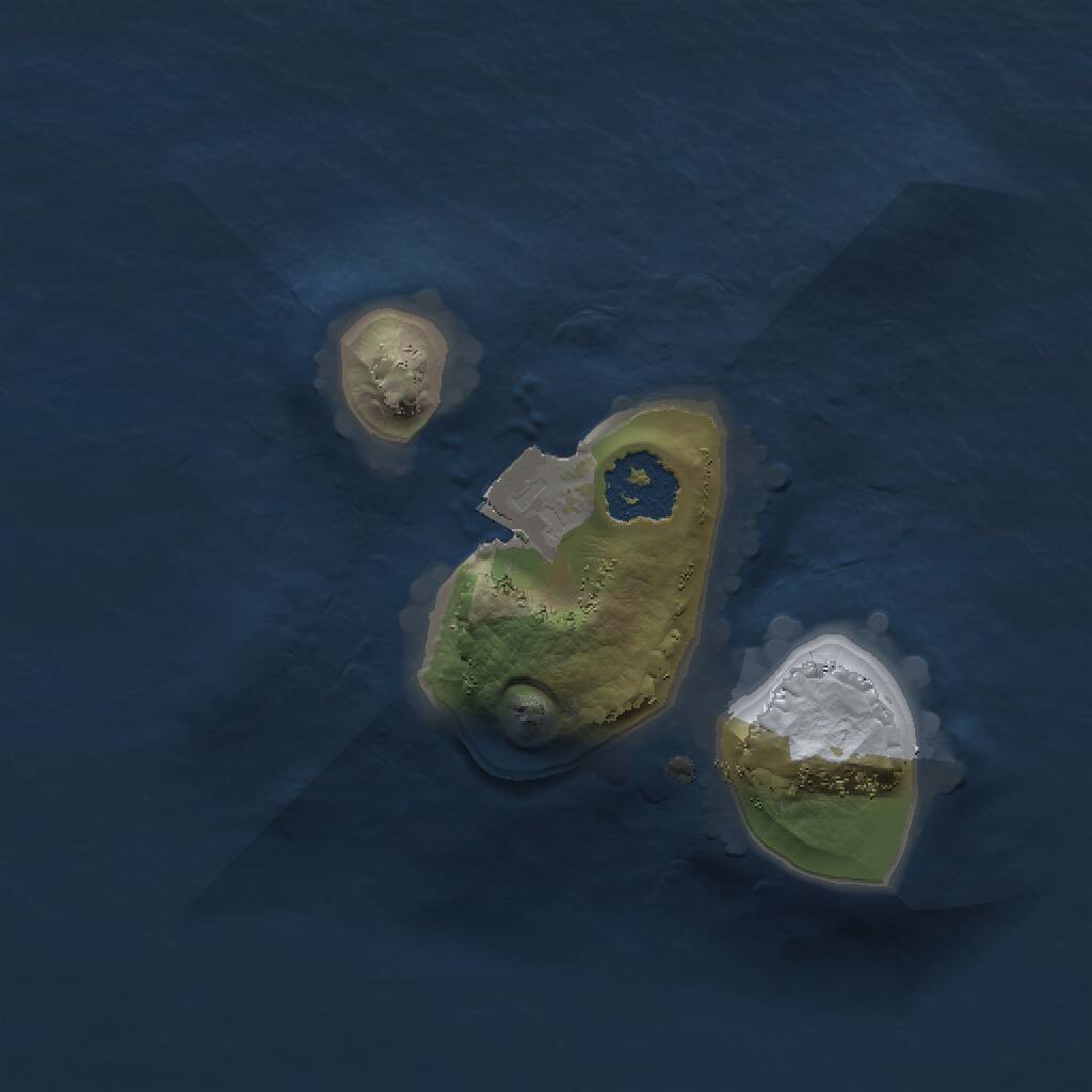 Rust Map: Procedural Map, Size: 1500, Seed: 562132578, 1 Monuments