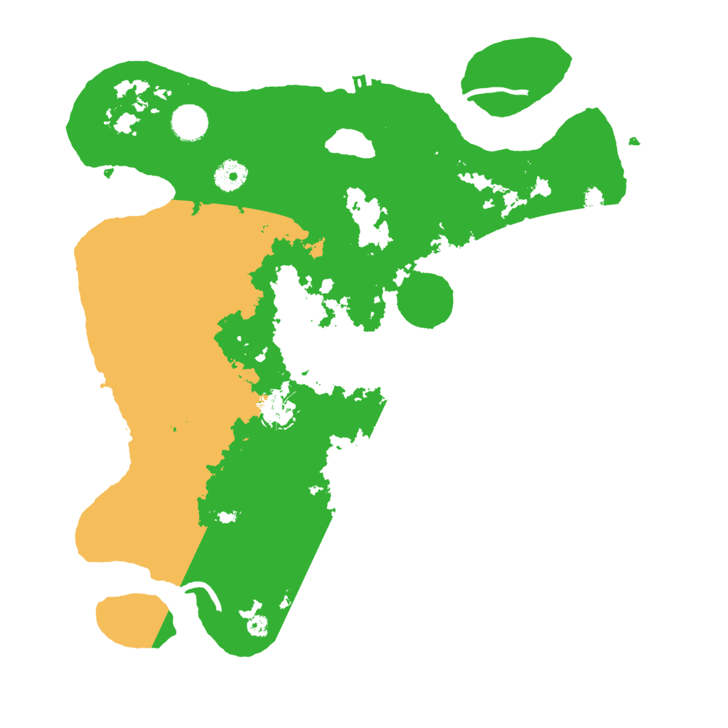 Biome Rust Map: Procedural Map, Size: 3500, Seed: 779600005