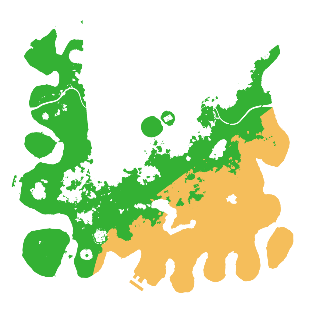 Biome Rust Map: Procedural Map, Size: 4000, Seed: 58643419
