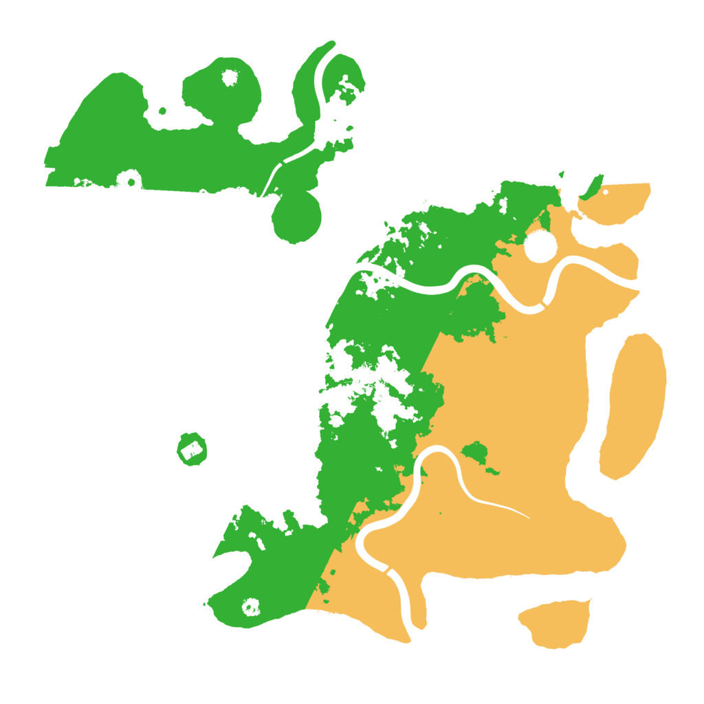 Biome Rust Map: Procedural Map, Size: 3850, Seed: 1990171461