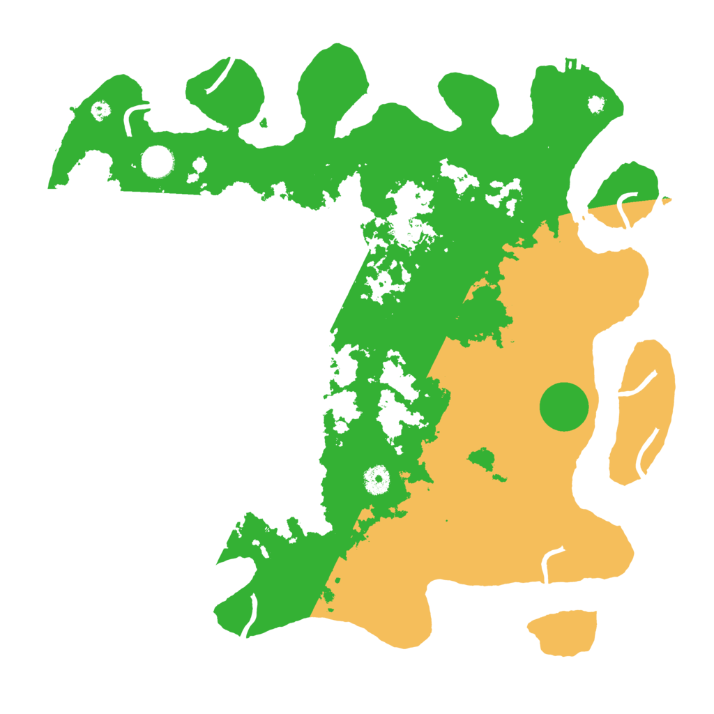 Biome Rust Map: Procedural Map, Size: 3850, Seed: 1990171461