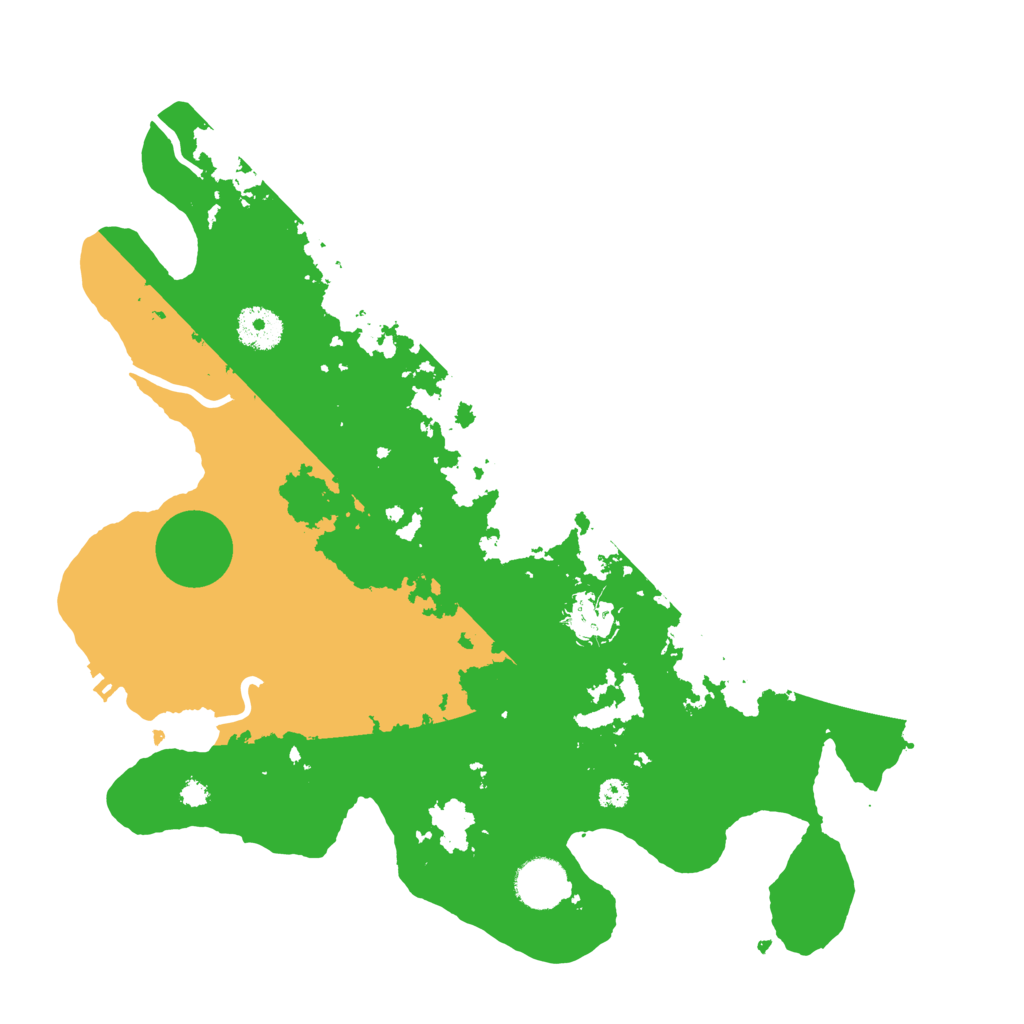 Biome Rust Map: Procedural Map, Size: 3500, Seed: 731445154