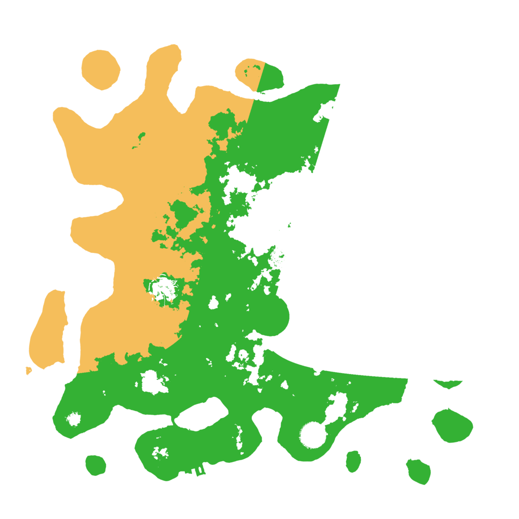 Biome Rust Map: Procedural Map, Size: 3500, Seed: 804379