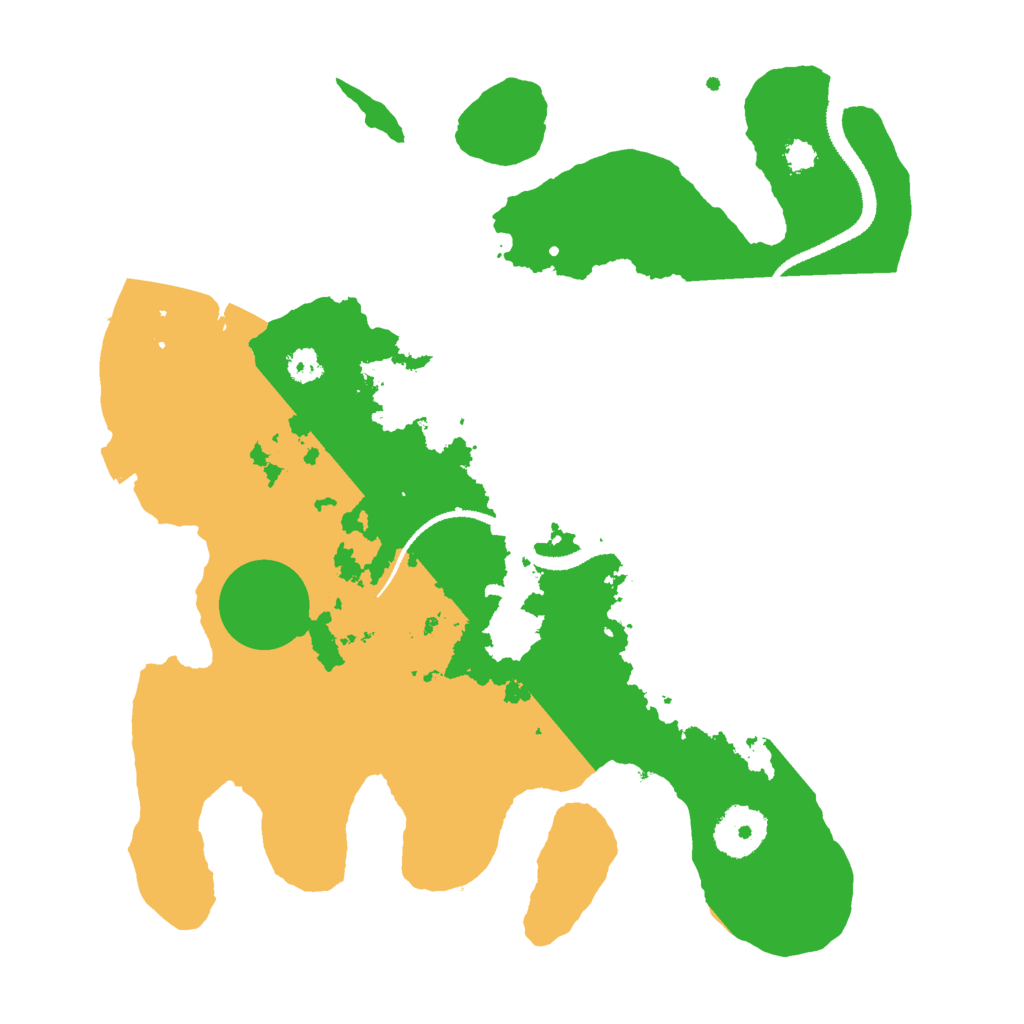 Biome Rust Map: Procedural Map, Size: 3000, Seed: 1594088628