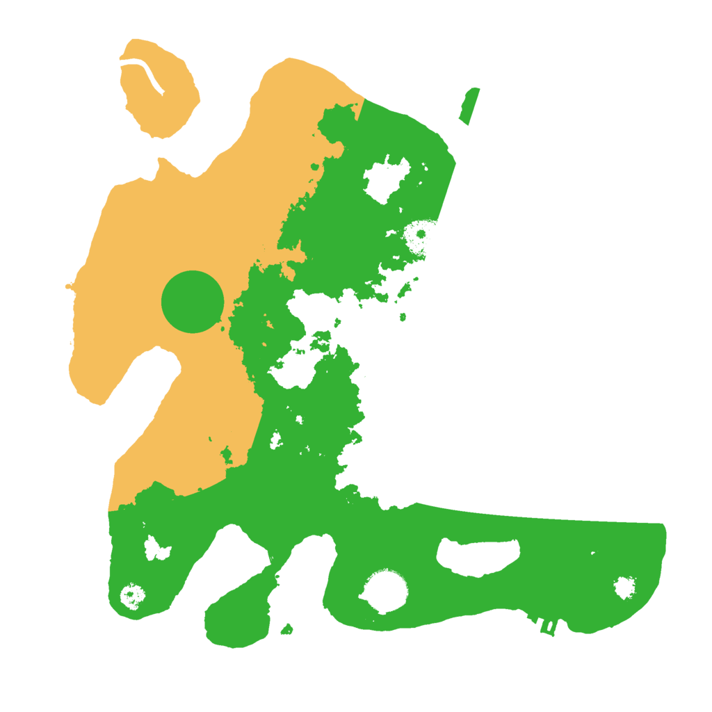 Biome Rust Map: Procedural Map, Size: 3000, Seed: 90210