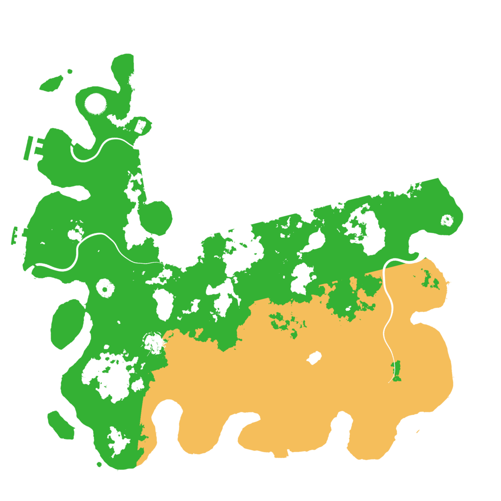 Biome Rust Map: Procedural Map, Size: 4155, Seed: 1
