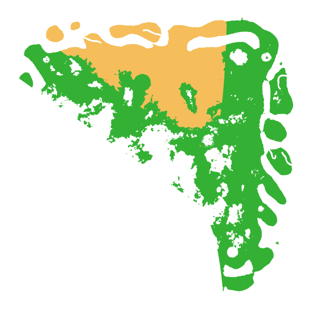 Biome Rust Map: Procedural Map, Size: 5000, Seed: 629867641