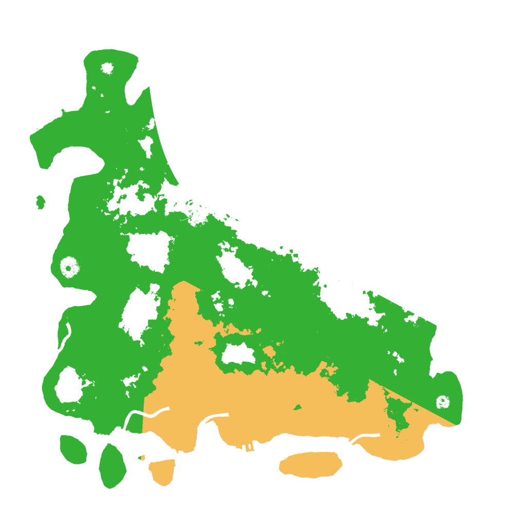 Biome Rust Map: Procedural Map, Size: 4000, Seed: 3213445