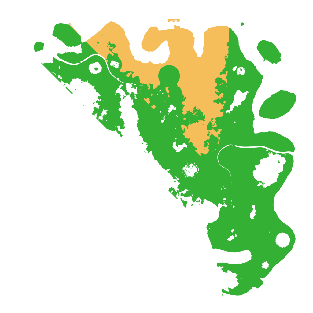 Biome Rust Map: Procedural Map, Size: 3850, Seed: 1245196163