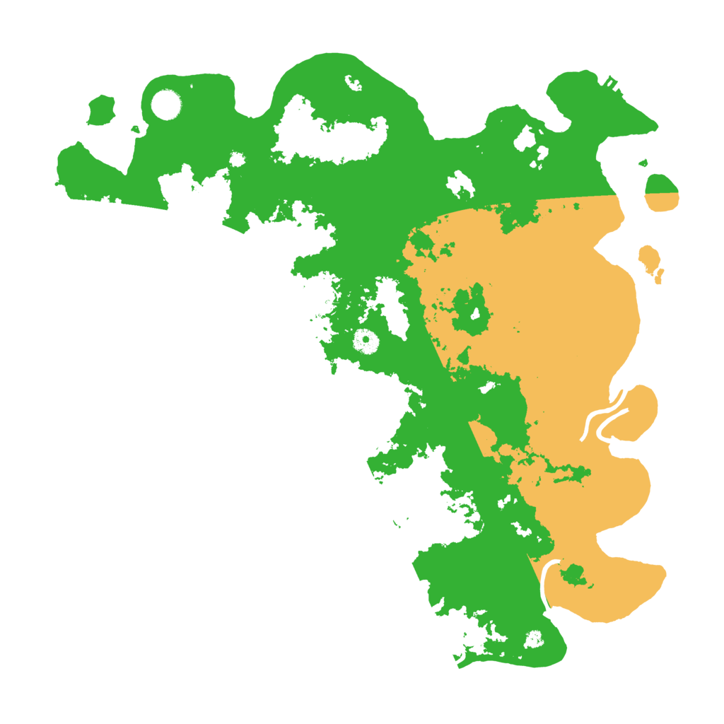 Biome Rust Map: Procedural Map, Size: 4250, Seed: 290274