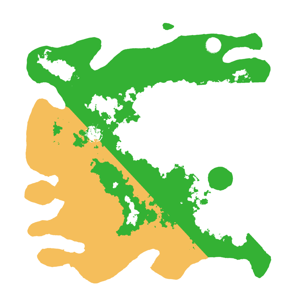 Biome Rust Map: Barren, Size: 3500, Seed: 793334547