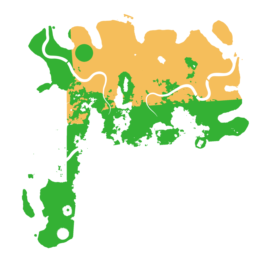 Biome Rust Map: Procedural Map, Size: 4000, Seed: 34407
