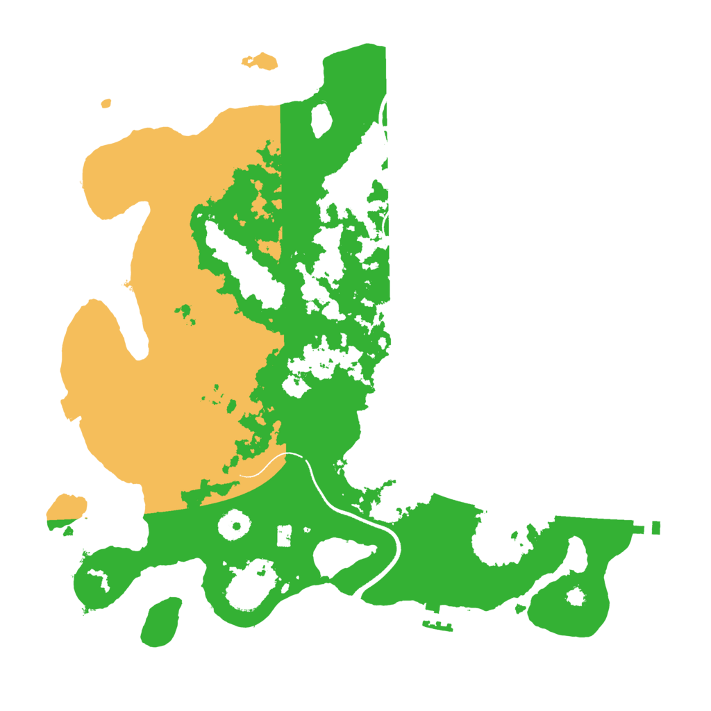Biome Rust Map: Procedural Map, Size: 3500, Seed: 1251489531