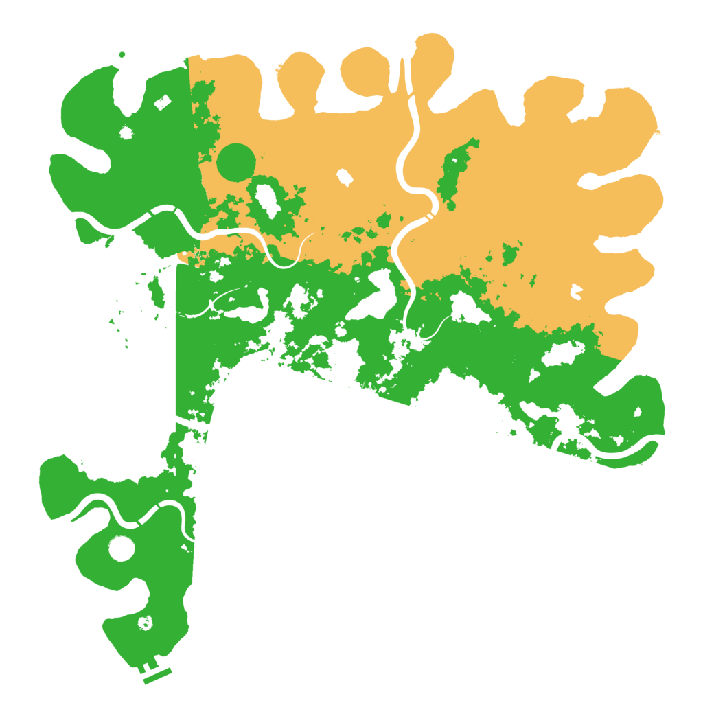 Biome Rust Map: Procedural Map, Size: 4800, Seed: 3288