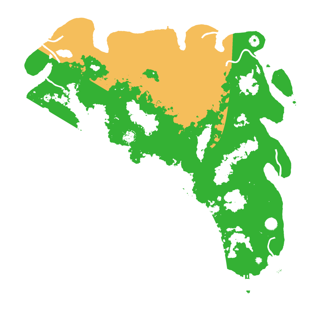 Biome Rust Map: Procedural Map, Size: 4500, Seed: 3723