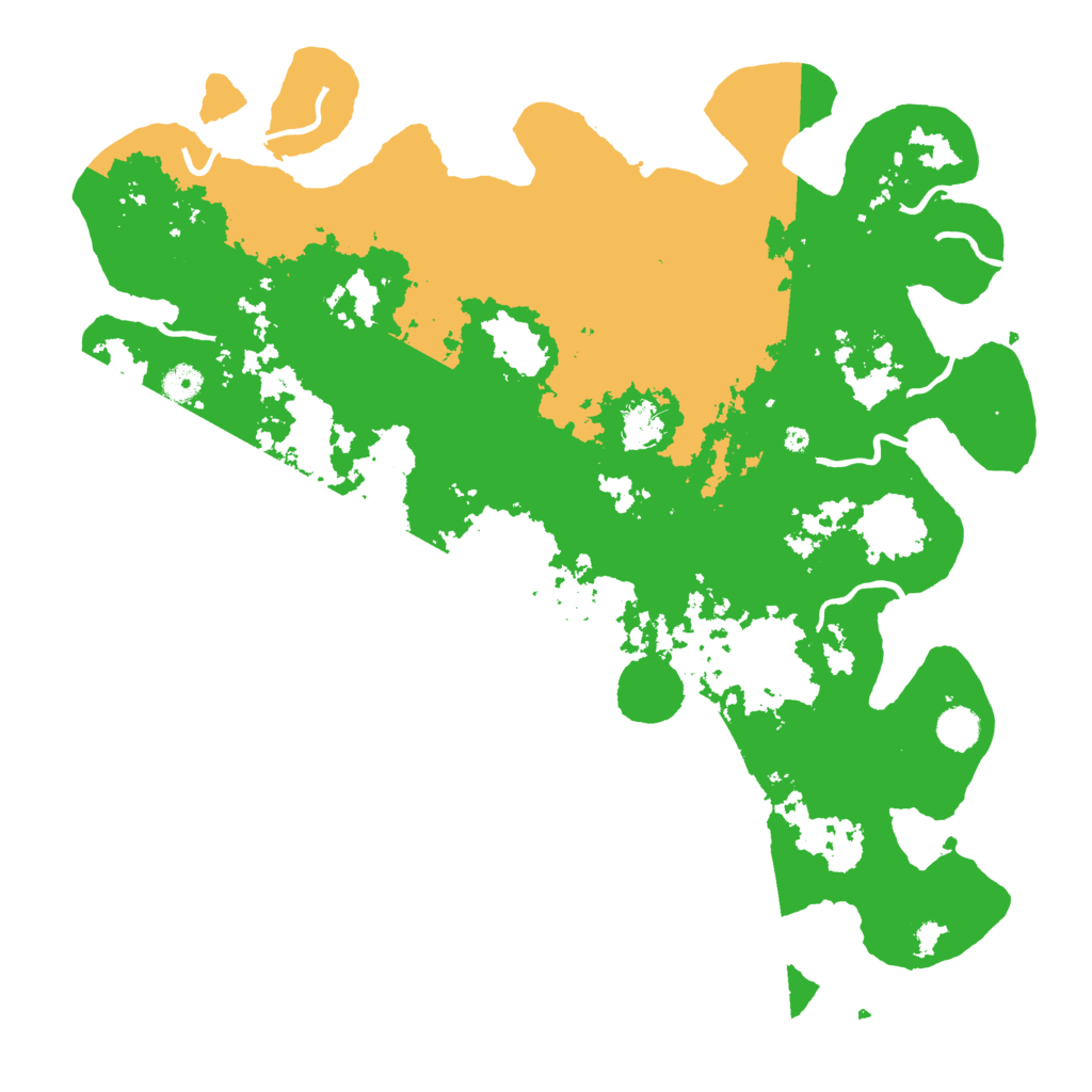 Biome Rust Map: Procedural Map, Size: 4500, Seed: 491835