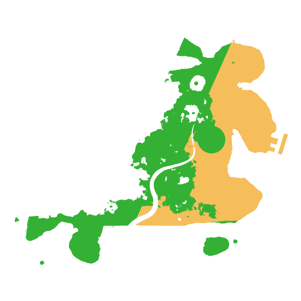 Biome Rust Map: Procedural Map, Size: 2900, Seed: 715350386