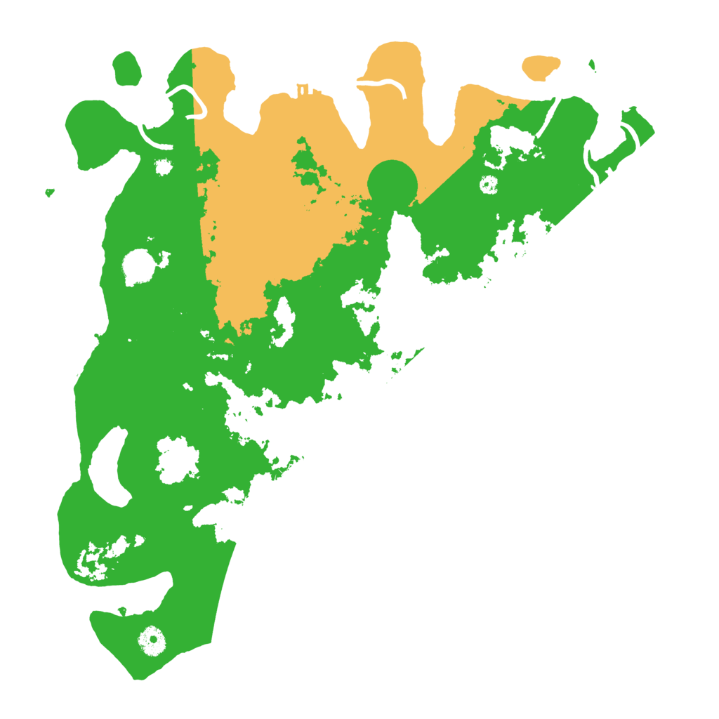 Biome Rust Map: Procedural Map, Size: 3900, Seed: 2043036674