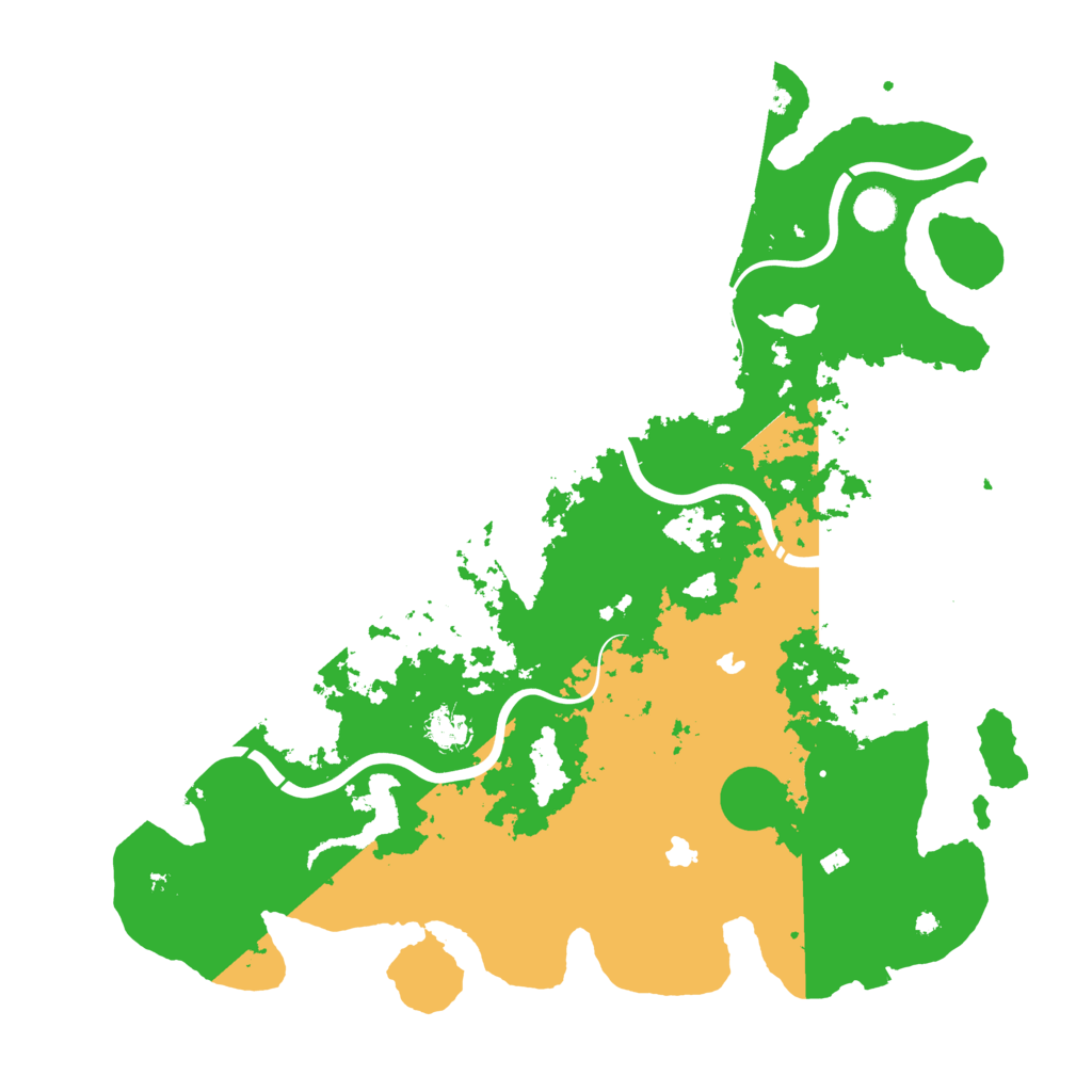 Biome Rust Map: Procedural Map, Size: 4500, Seed: 945547057