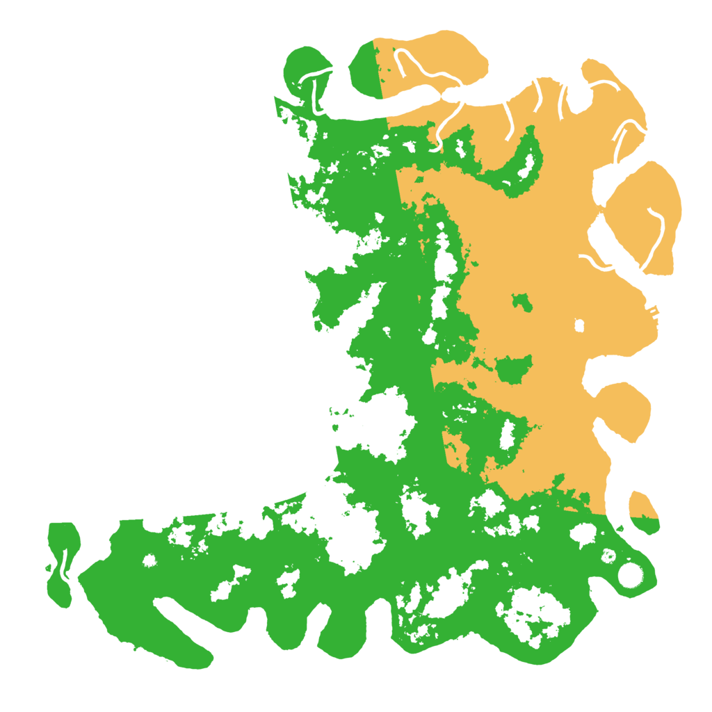 Biome Rust Map: Procedural Map, Size: 5000, Seed: 1209977174