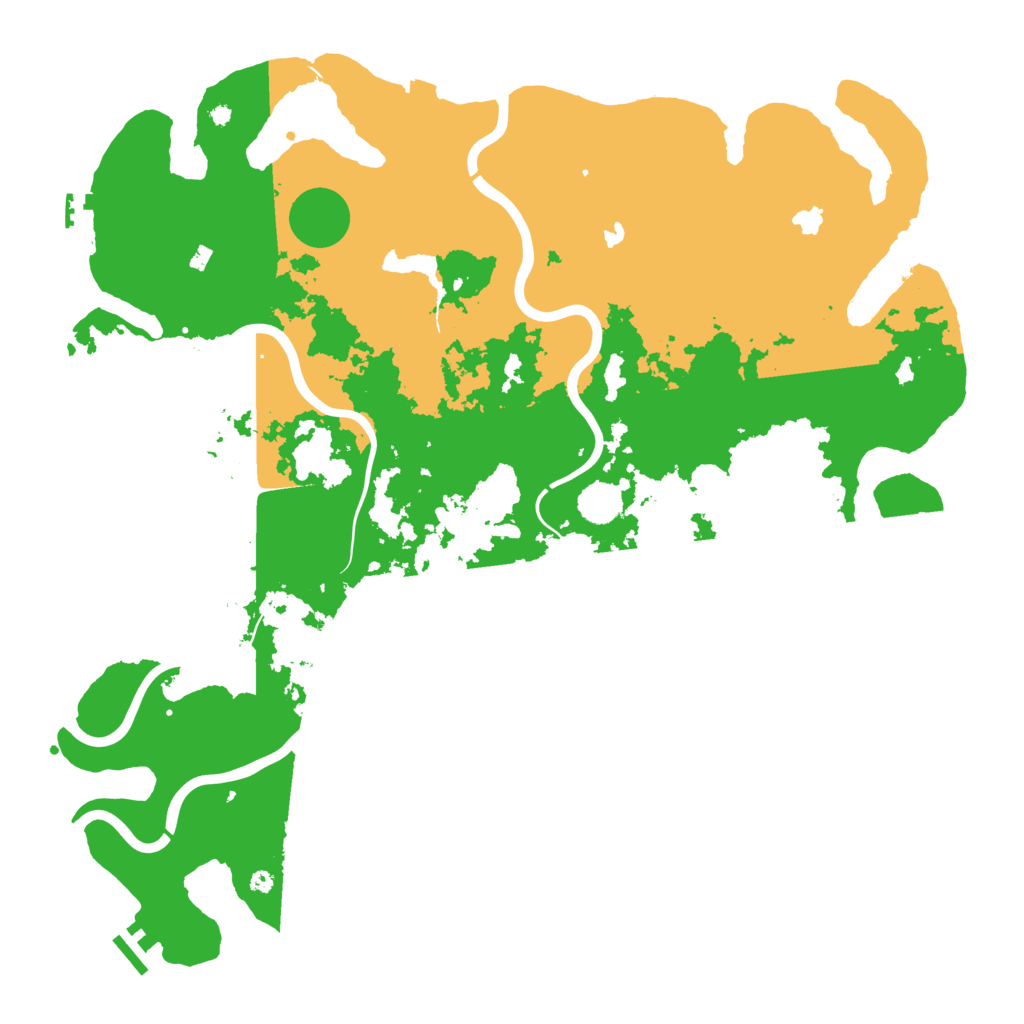 Biome Rust Map: Procedural Map, Size: 4500, Seed: 1369894675