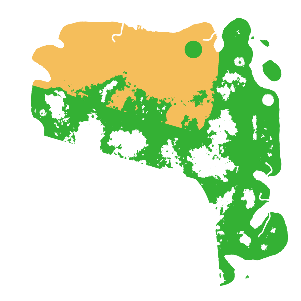 Biome Rust Map: Procedural Map, Size: 4550, Seed: 2147483647