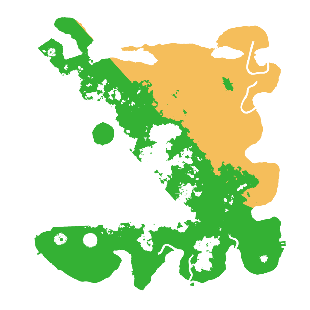 Biome Rust Map: Procedural Map, Size: 3850, Seed: 240059764