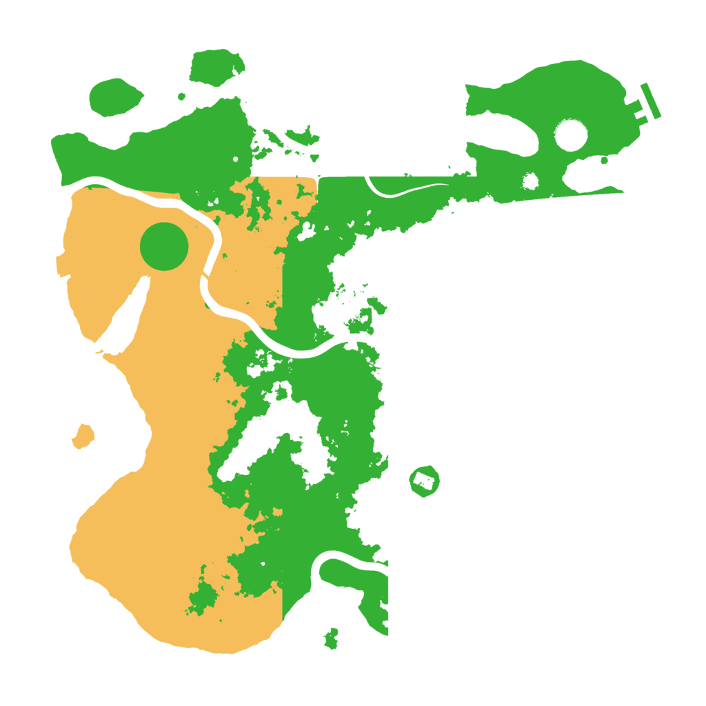 Biome Rust Map: Procedural Map, Size: 3850, Seed: 2026808521