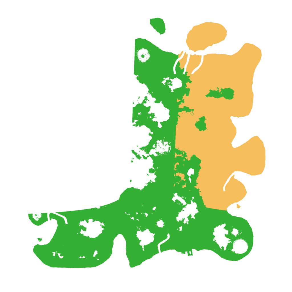 Biome Rust Map: Procedural Map, Size: 3500, Seed: 8854324