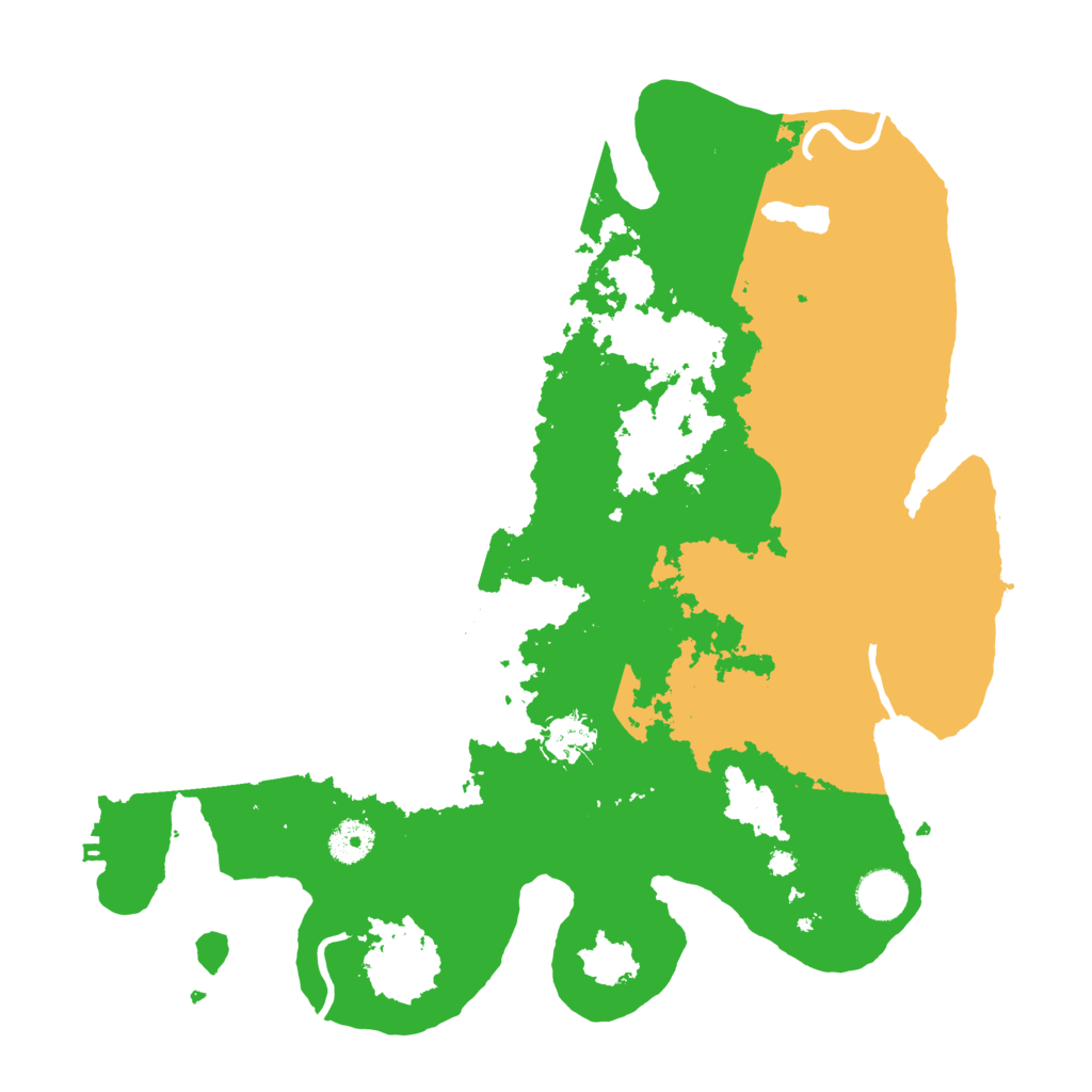 Biome Rust Map: Procedural Map, Size: 3750, Seed: 1182381841