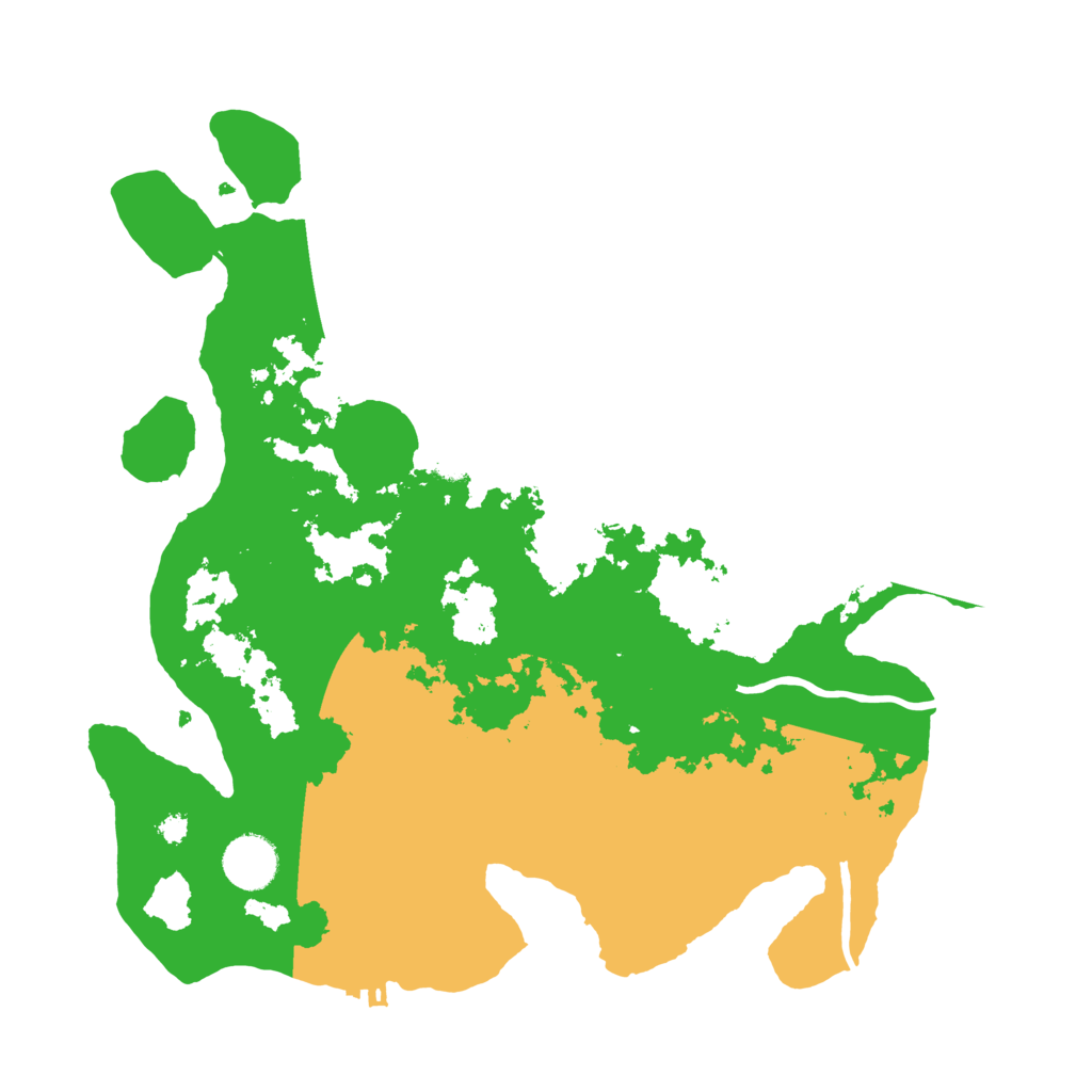 Biome Rust Map: Procedural Map, Size: 3500, Seed: 1233448677