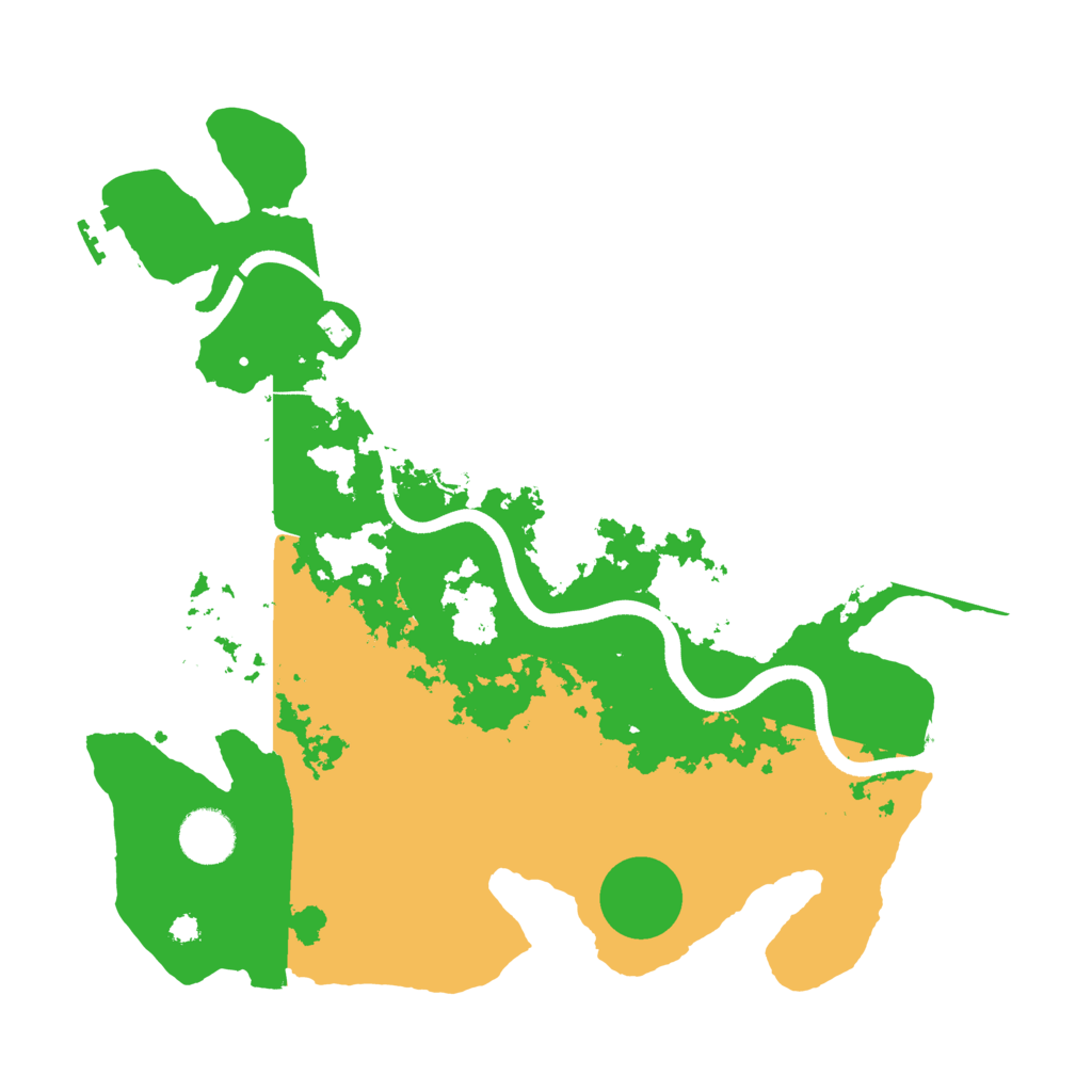 Biome Rust Map: Procedural Map, Size: 3500, Seed: 1233448677