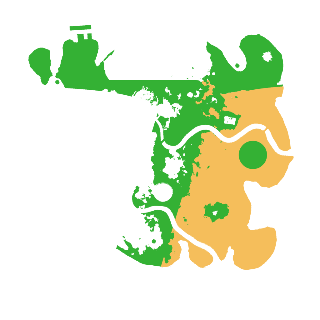 Biome Rust Map: Procedural Map, Size: 3000, Seed: 7242