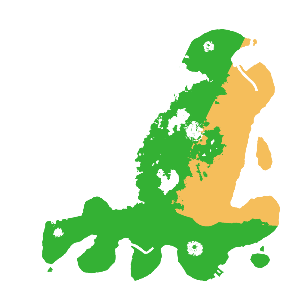 Biome Rust Map: Procedural Map, Size: 3000, Seed: 8311977