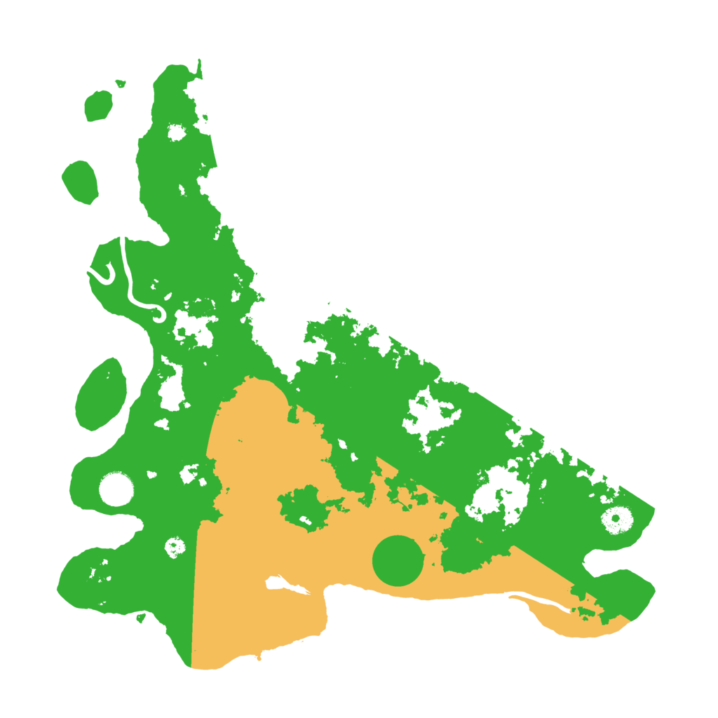 Biome Rust Map: Procedural Map, Size: 3700, Seed: 749228282