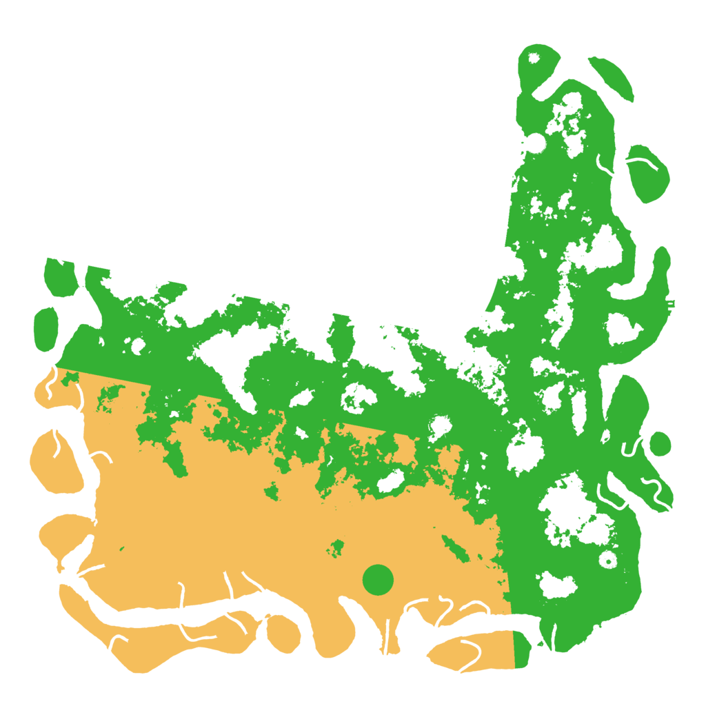 Biome Rust Map: Procedural Map, Size: 6000, Seed: 56263