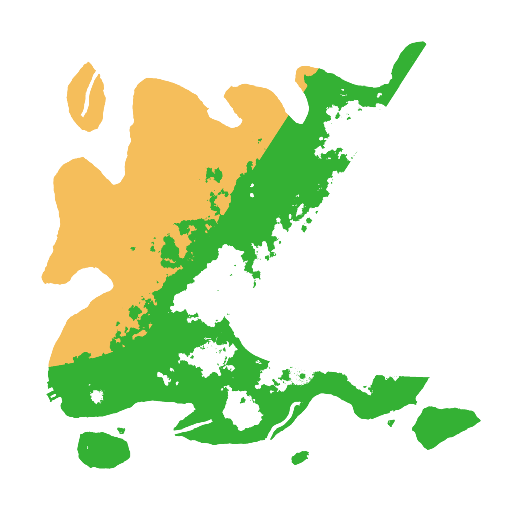 Biome Rust Map: Procedural Map, Size: 3500, Seed: 28539