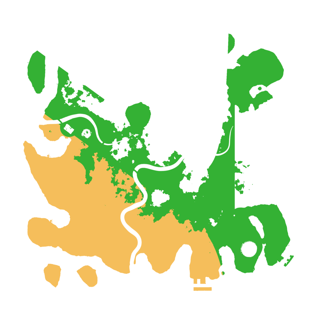 Biome Rust Map: Procedural Map, Size: 3500, Seed: 1093747625