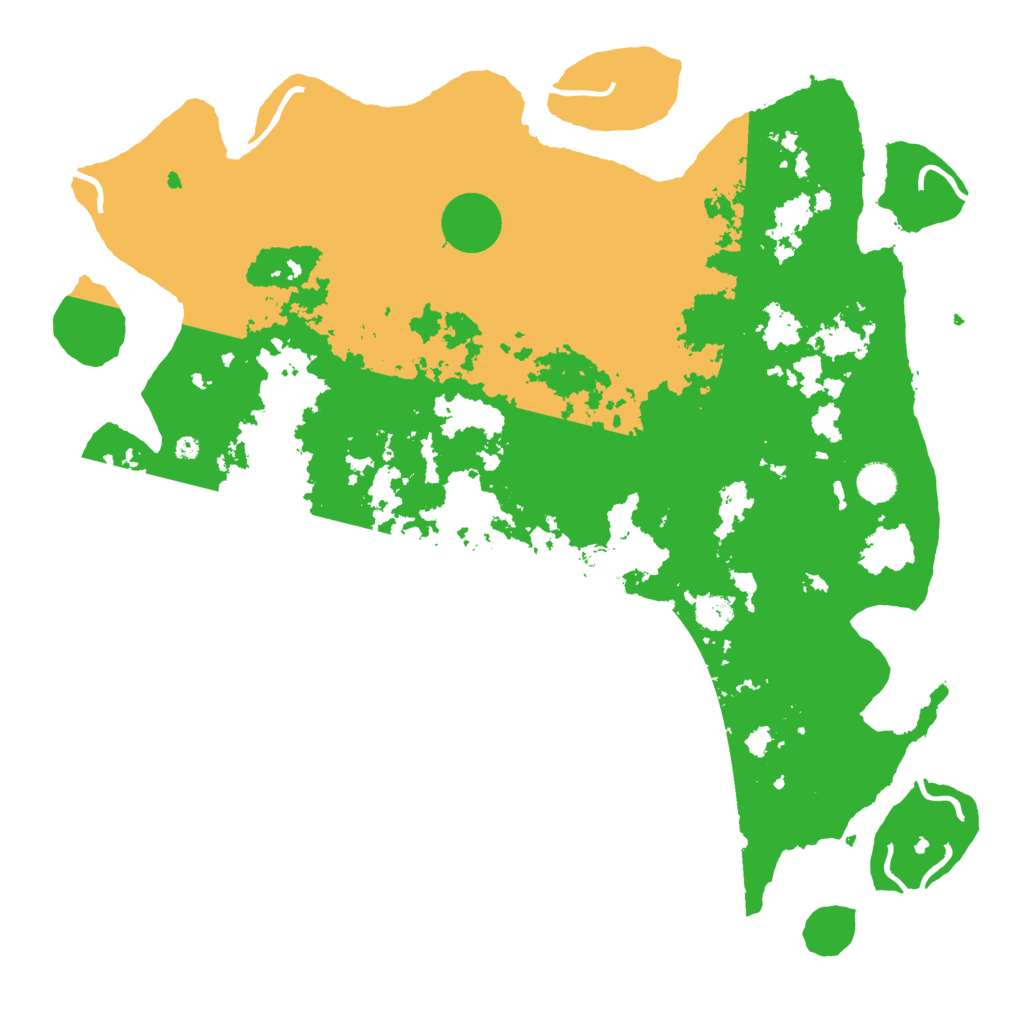 Biome Rust Map: Procedural Map, Size: 4500, Seed: 372956785