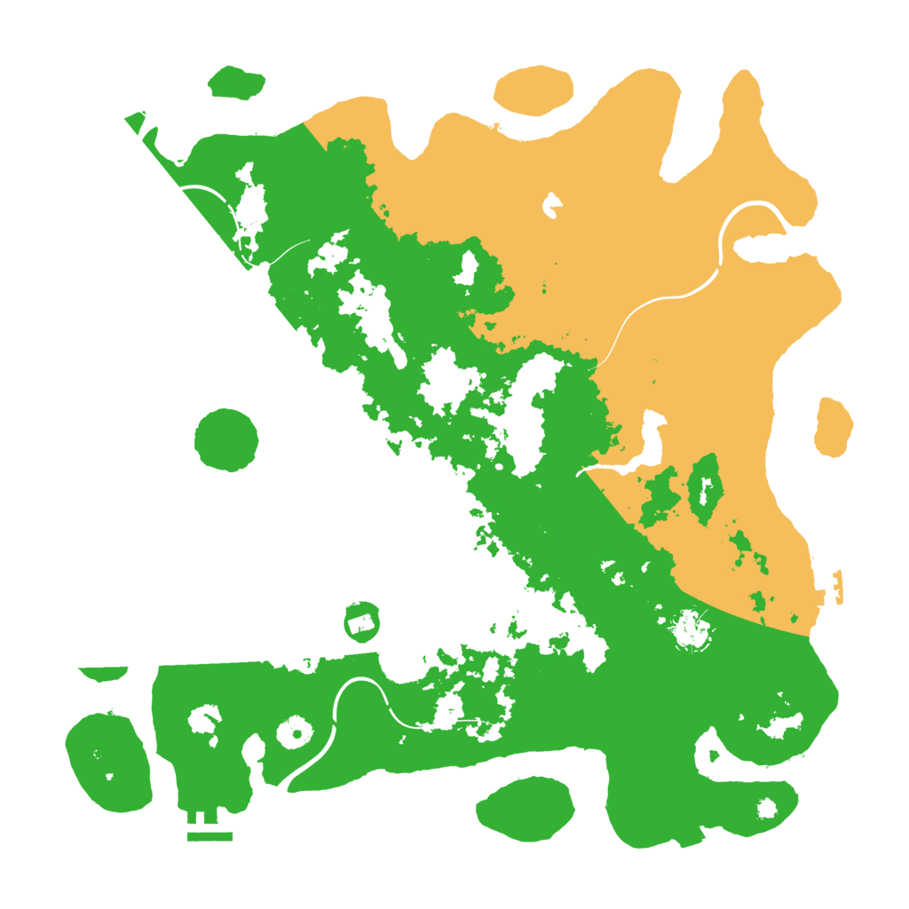 Biome Rust Map: Procedural Map, Size: 4050, Seed: 2121781391