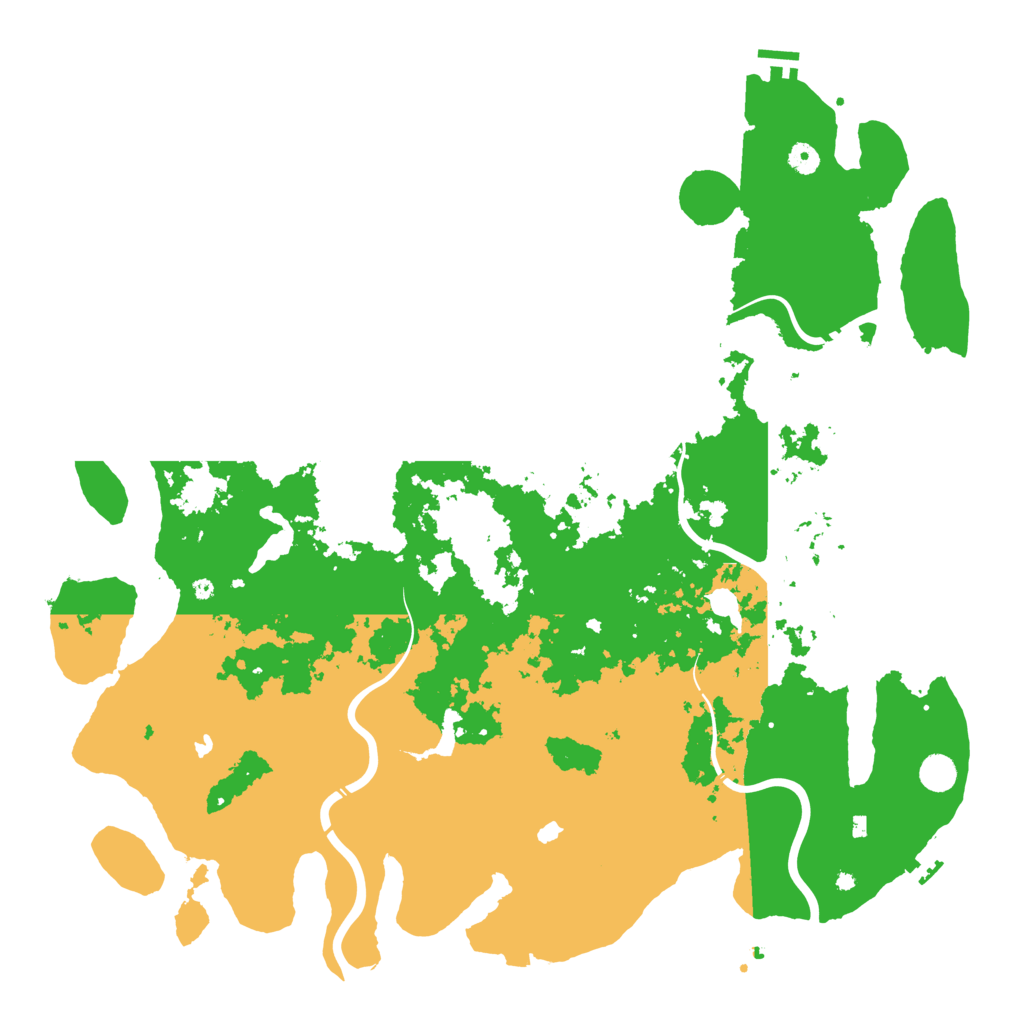 Biome Rust Map: Procedural Map, Size: 5000, Seed: 50470969