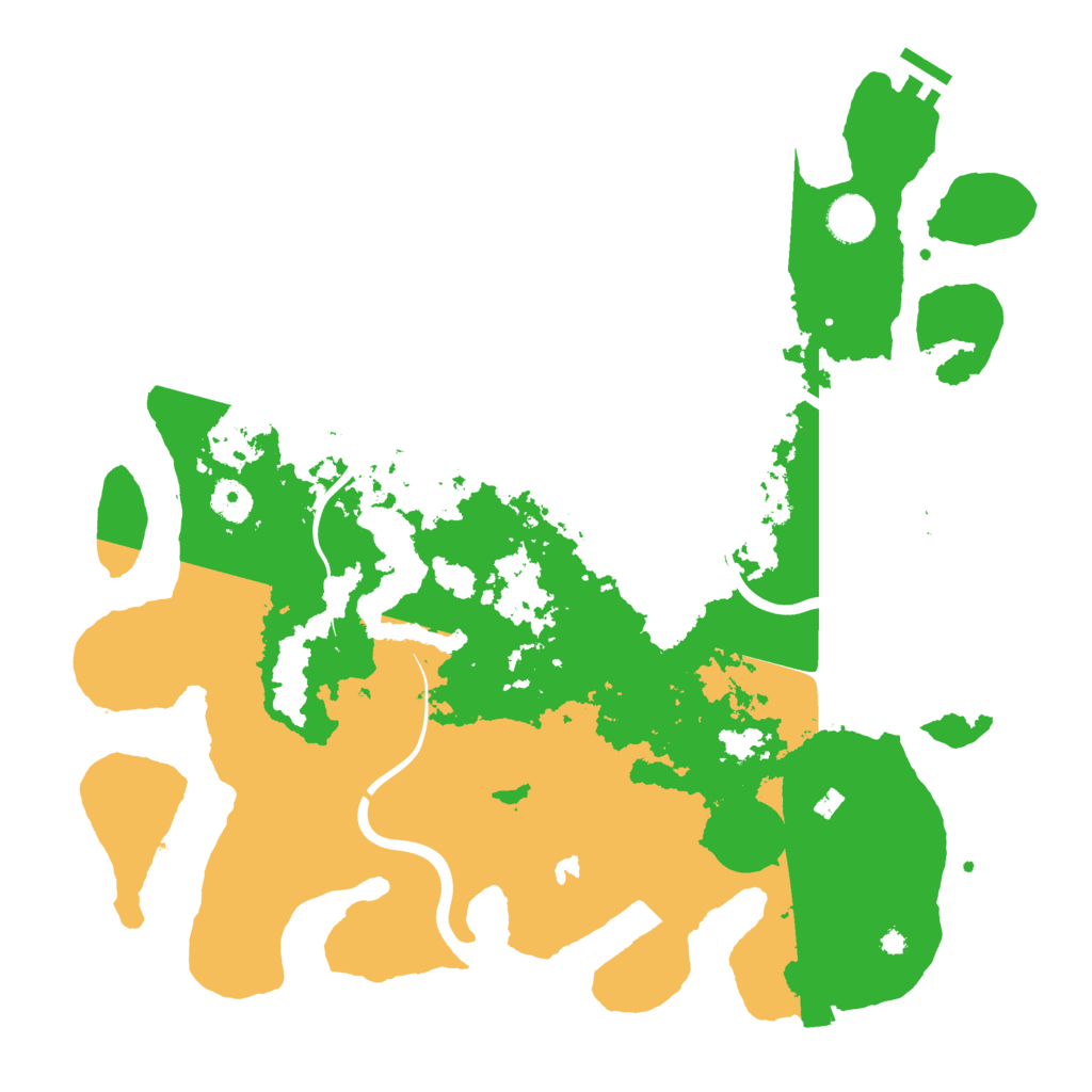 Biome Rust Map: Procedural Map, Size: 4000, Seed: 2067796856