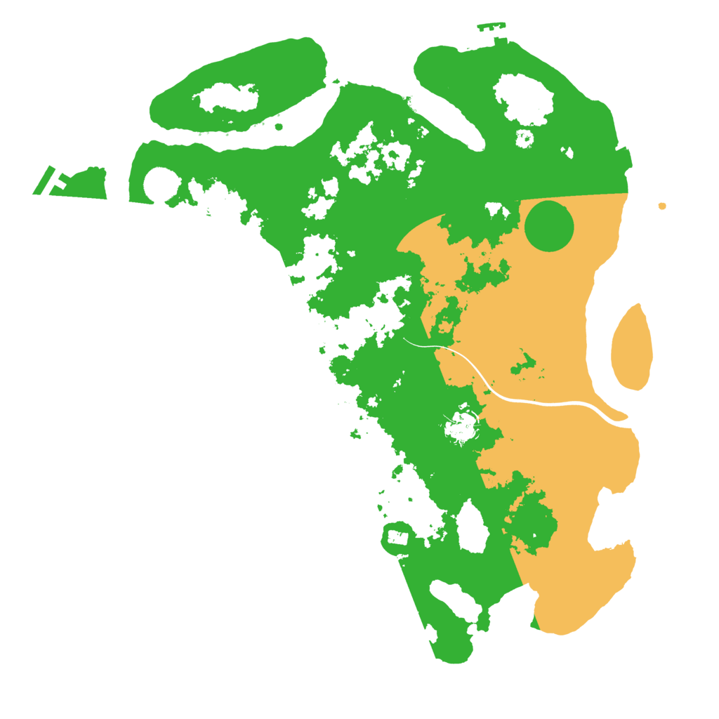 Biome Rust Map: Procedural Map, Size: 3850, Seed: 1602581631