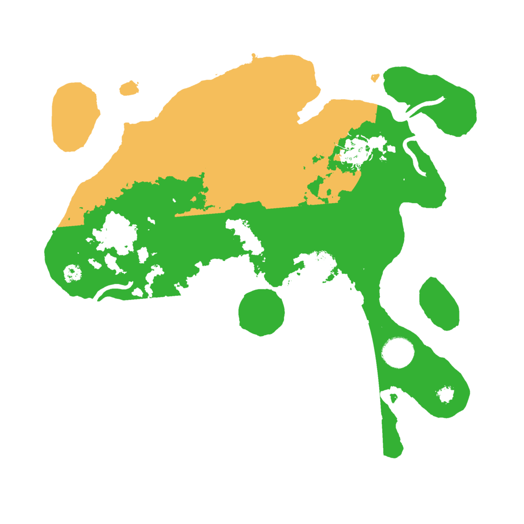 Biome Rust Map: Procedural Map, Size: 3000, Seed: 616544328