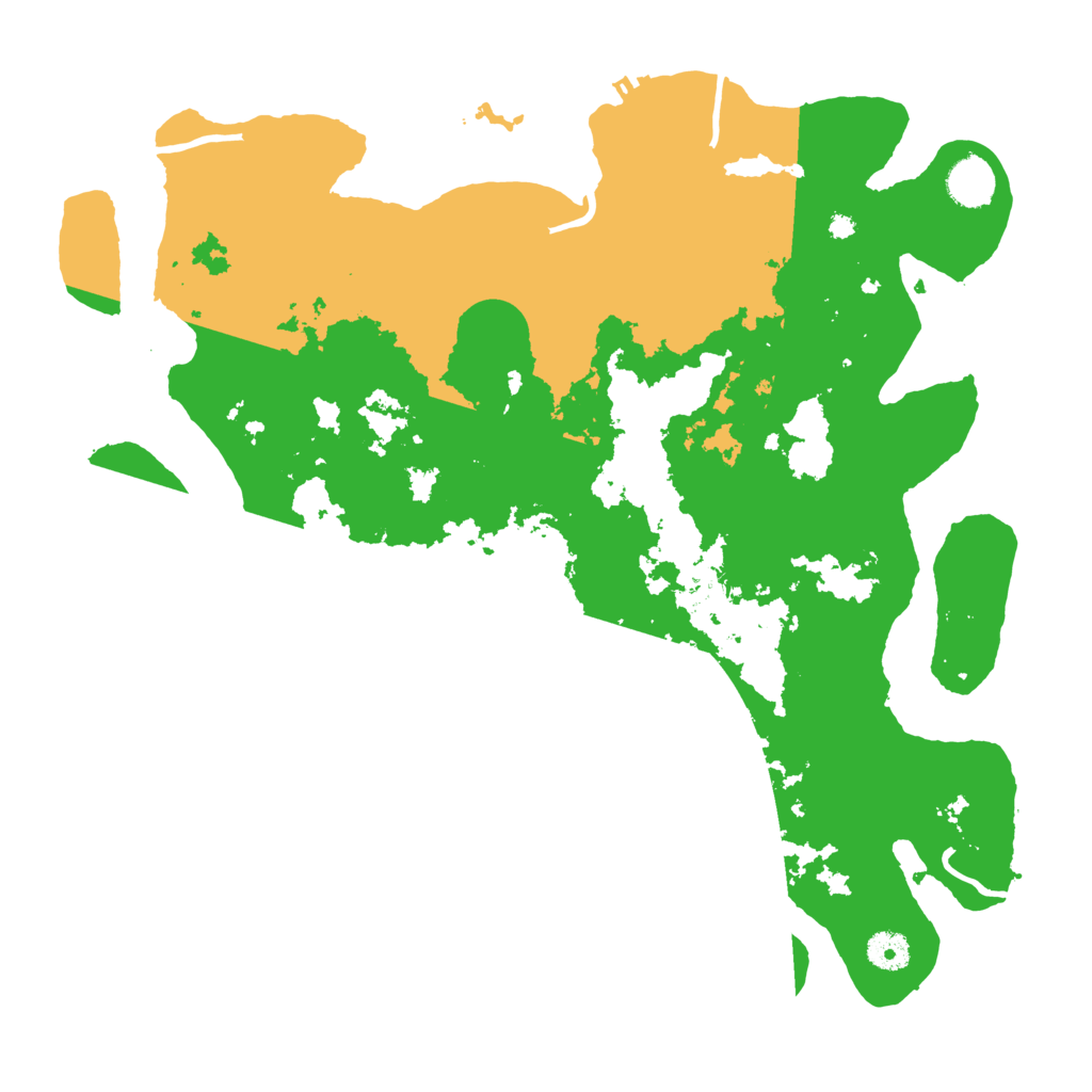 Biome Rust Map: Procedural Map, Size: 4000, Seed: 41889