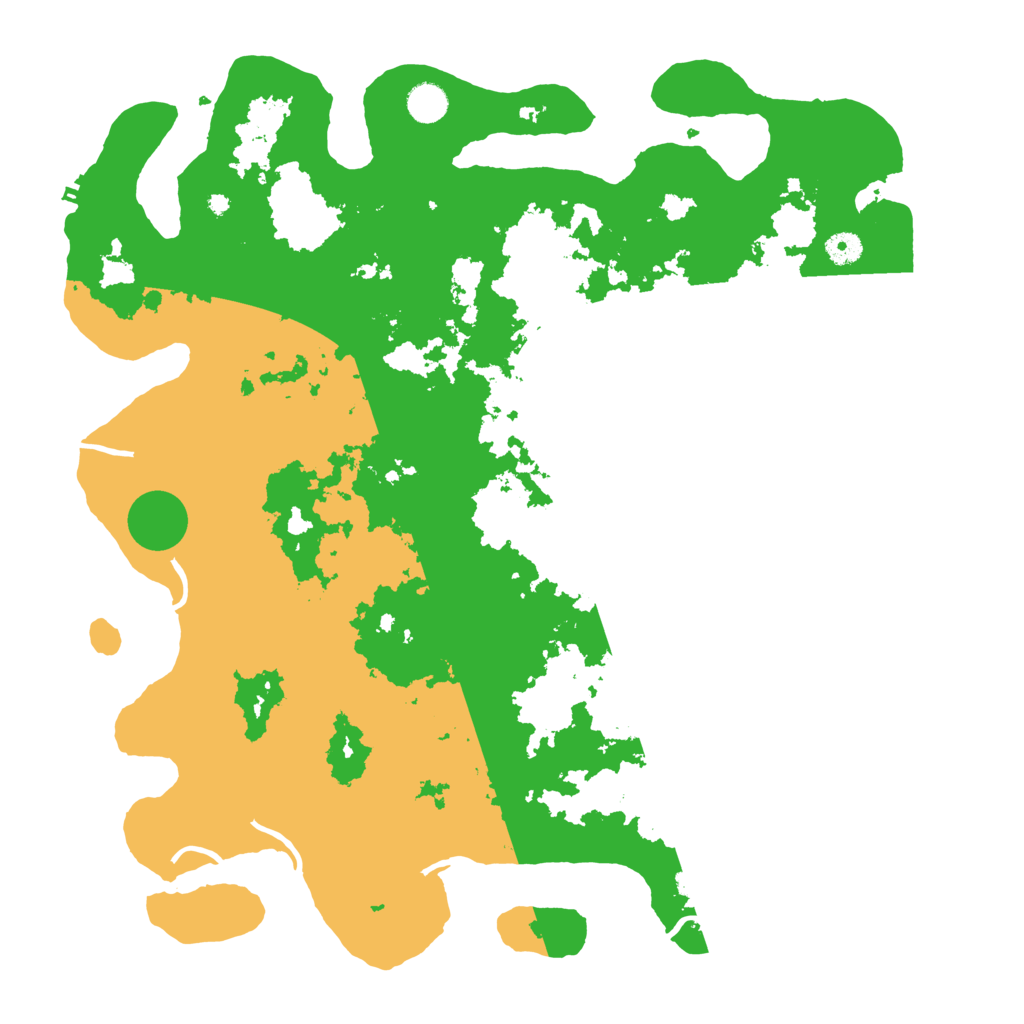 Biome Rust Map: Procedural Map, Size: 4500, Seed: 99577
