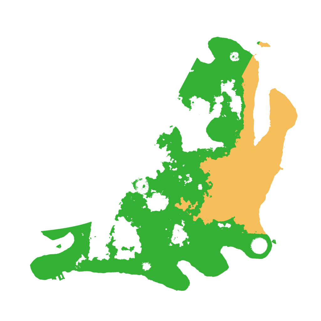 Biome Rust Map: Procedural Map, Size: 3500, Seed: 1472