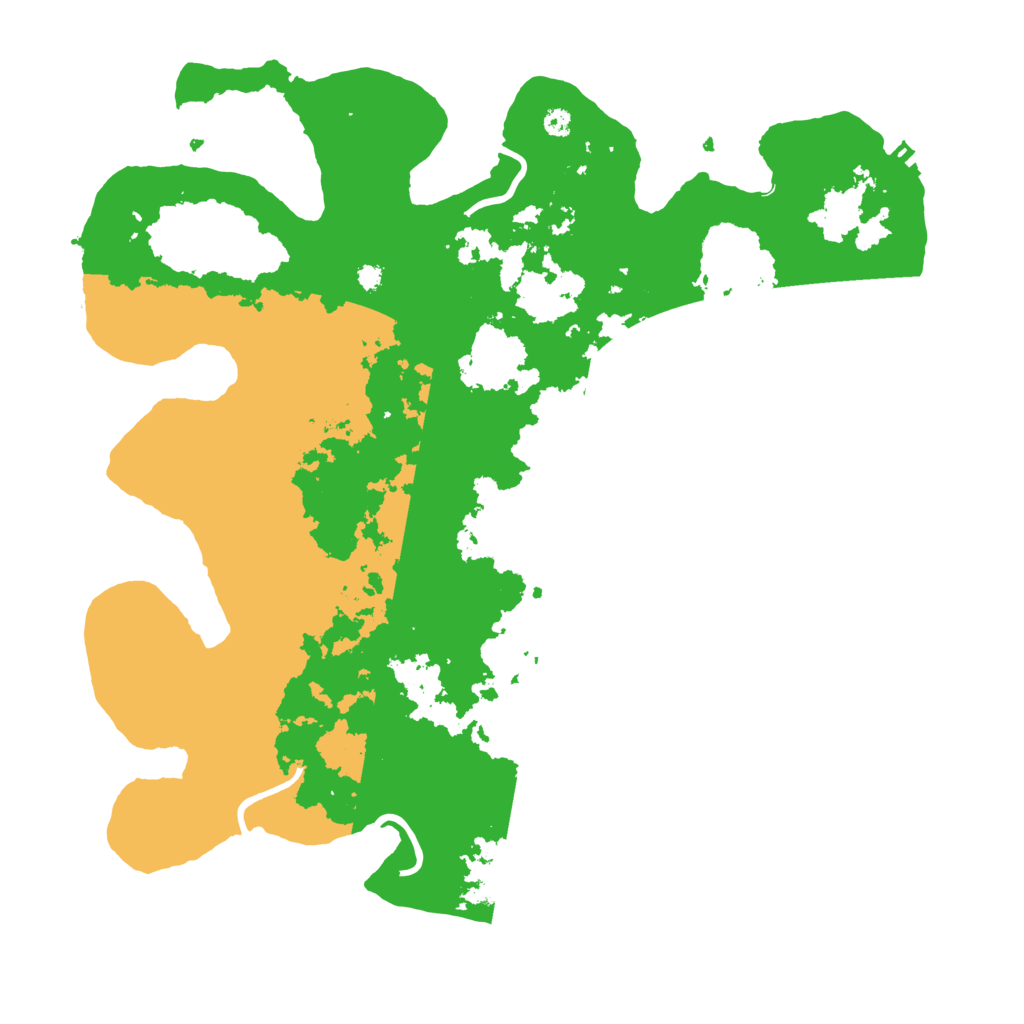 Biome Rust Map: Procedural Map, Size: 3750, Seed: 392511