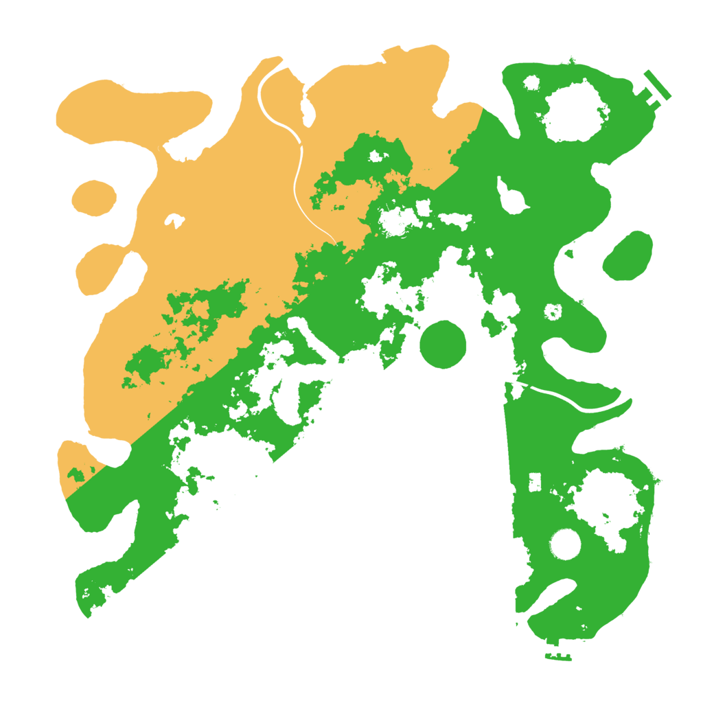 Biome Rust Map: Procedural Map, Size: 4000, Seed: 779705